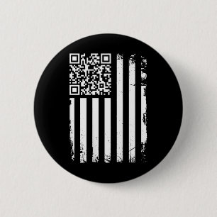(terug) Grappig QR Wees niet een beetje BTCH Code Ronde Button 5,7 Cm