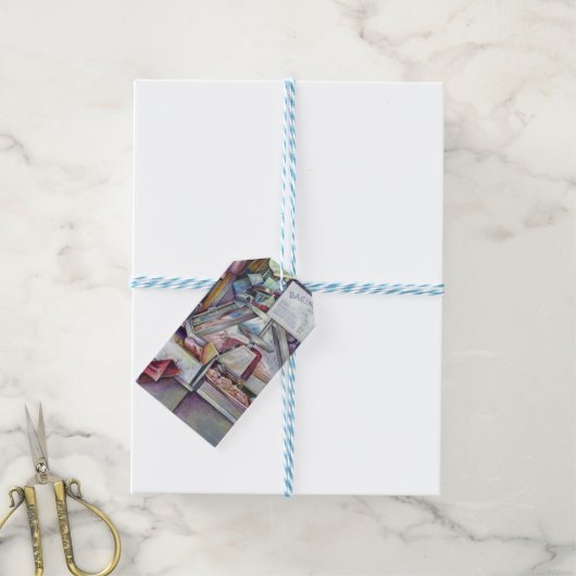 Terug in Tien minuten, vergeten de verjaardag van  Cadeaulabel (Met Touw)