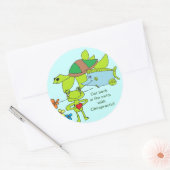 Terug in zwemmen met Chiropractie stickers (Envelop)