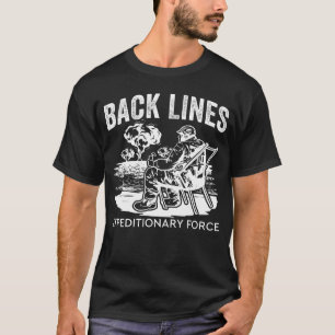 Terug Lijnen Expeditionaire Force Stoel Force Forc T-shirt