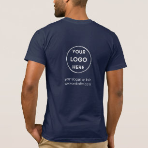 Terug Logo   Personeel van Navy Business Modern T-shirt