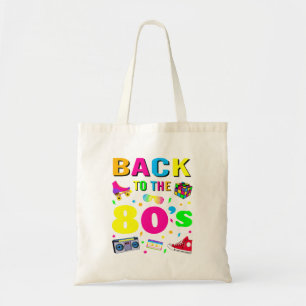 Terug naar 80's 80s Retro 80s kostuum Tote Bag