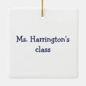 Terug naar aangepast ornament op school (Achterkant)