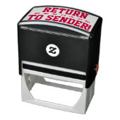 "Terug naar afzender" en pijlen Rubber Stempel (Product)