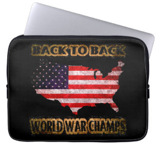 Terug naar Back World War Champs Laptop Sleeve