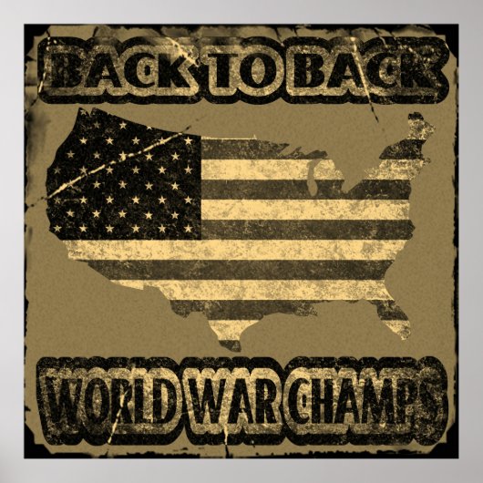 Terug naar Back World War Champs Poster (Voorkant)