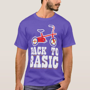 Terug naar Basic-cadeauverjaardag met drie cyclusc T-shirt