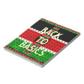 Terug naar Basics: Kenia Vlag Thema Weven Cultuur Notitieblok (Gedraaid)