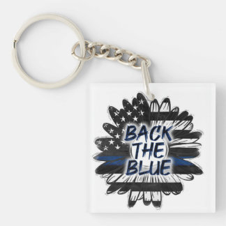 Terug naar Blauw Sleutelhanger