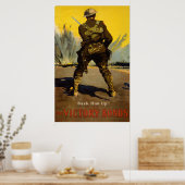 Terug naar boven. Overwinningsobligaties kopen Poster (Keuken)