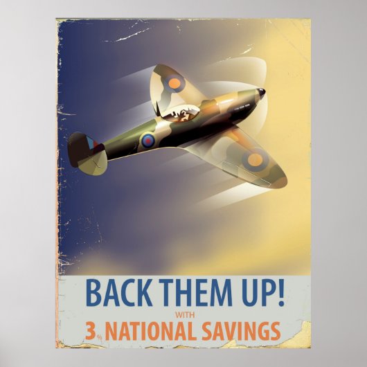Terug naar boven. WW2-poster Poster (Voorkant)