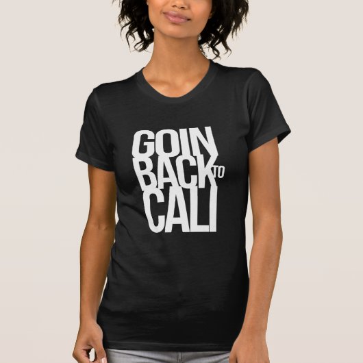 Terug naar Cali T-shirt (Voorkant)
