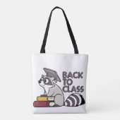 Terug naar Class 2025 Raccoon Design Draagtas (Achterkant)