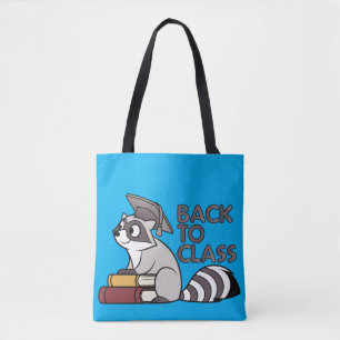 Terug naar Class 2025 Raccoon Design Draagtas