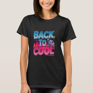 Terug naar Cool Retro Urban Vibes Fun en grillig T-shirt
