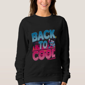 Terug naar Cool Retro Urban Vibes Fun en grillig Trui