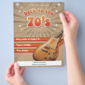 Terug naar de 70-flyer - volledig aanpasbaar flyer (Hand)