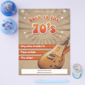 Terug naar de 70-flyer - volledig aanpasbaar flyer (Enkel)