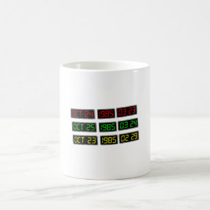 Terug naar de 80s door Tijdreismachine Koffiemok