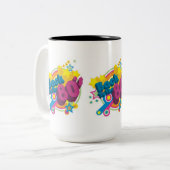 Terug naar de 80's Retro 80 Mok (Voorkant links)