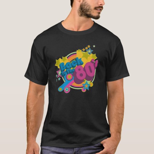 Terug naar de 80s Retro 80's T-shirt (Voorkant)