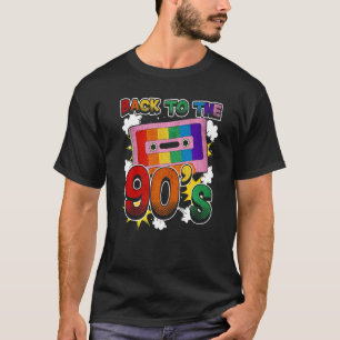 Terug naar de 90s Disco Radio en Techno Era Vin T-shirt