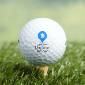 Terug naar de aangepaste naam van het 19e gat golfballen (Insitu Shirt)