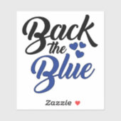 Terug naar de blauwe Sticker (Vel)