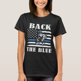 Terug naar de Blue Gnome Mounted Police T-shirt