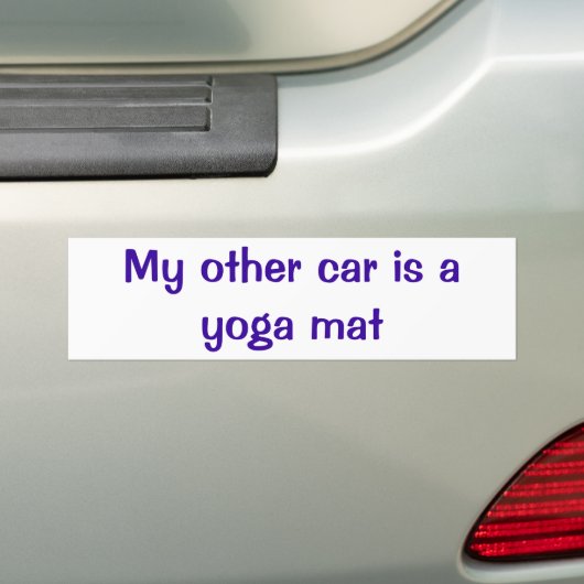 Terug naar de Bumpersticker van de Mat van het Beg (Op auto)