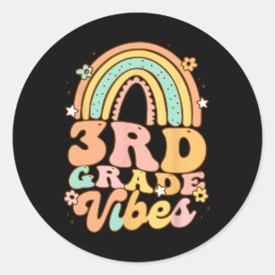 Terug naar de derde klas Student Ronde Sticker