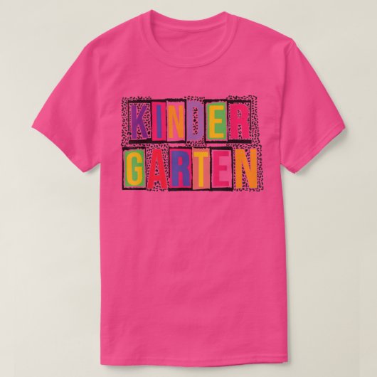 Terug naar de eerste dag van de schoolKindertuin T-shirt (Design voorkant)