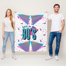 Terug naar de jaren 80 Fleece Deken