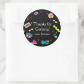 Terug naar de jaren '90, Any Age, Dank je Ronde Sticker (Tas)