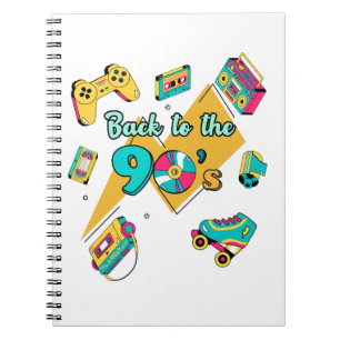 Terug naar de jaren '90 - Elektronische 90's Retro Notitieboek