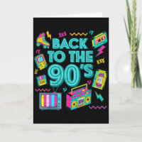 Terug naar de jaren 90 Retro Vintage Throwback voo