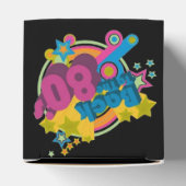 Terug naar de jaren tachtig Retro 80's Cube Bedankdoosjes (Bovenkant)