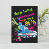 Terug naar de Neon Sneaker van 80 Kaart (Staand voorkant)