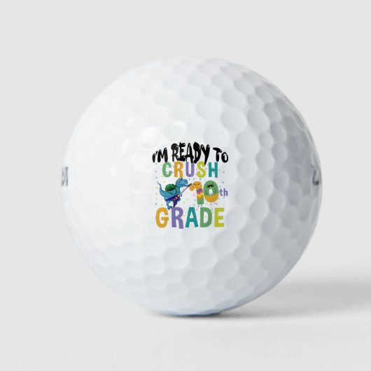Terug naar de school ben ik klaar om de 10e graden golfballen (Voorkant)