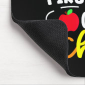 Terug naar de school Fijne Eerste Dag van de leraa Muismat (Hoek)