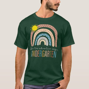 Terug naar de schoolKindertuin waar het avontuur T-shirt