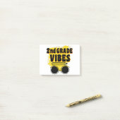 Terug naar de tweede klas Shirt eerste dag Kind Post-it® Notes (Op bureau)