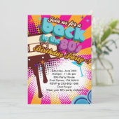 Terug naar de uitnodiging van het 80-jarig feest (Staand voorkant)