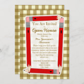 Terug naar de uitnodiging van het Open House Schoo (Voorkant / Achterkant)