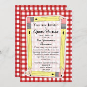 Terug naar de uitnodiging van het Open House Schoo (Voorkant / Achterkant)