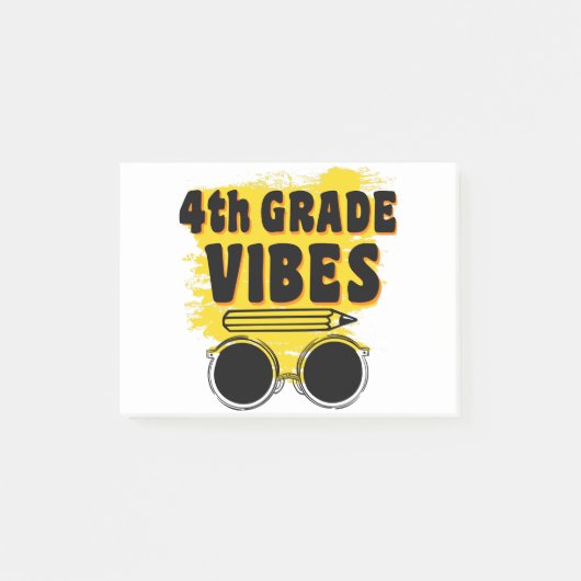 Terug naar de vierde klas Shirt eerste dag Kind Post-it® Notes (Voorkant)