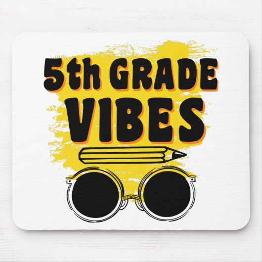 Terug naar de vijfde klas Shirt eerste dag Kind Muismat (Voorkant)