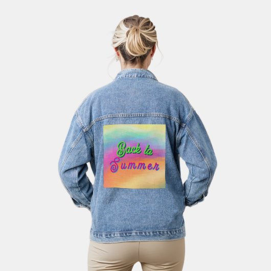Terug naar de zomer denim jacket (Model)