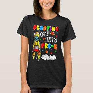 Terug naar het Kind van schooljongens T-shirt