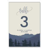 Terug naar het nummer van de bergen-tabel kaart (Achterkant)